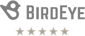 Five empty star rating graphic representation