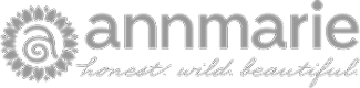 Annmarie logo with tagline "honest. wild. beautiful."
