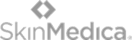 SkinMedica logo in grayscale design.